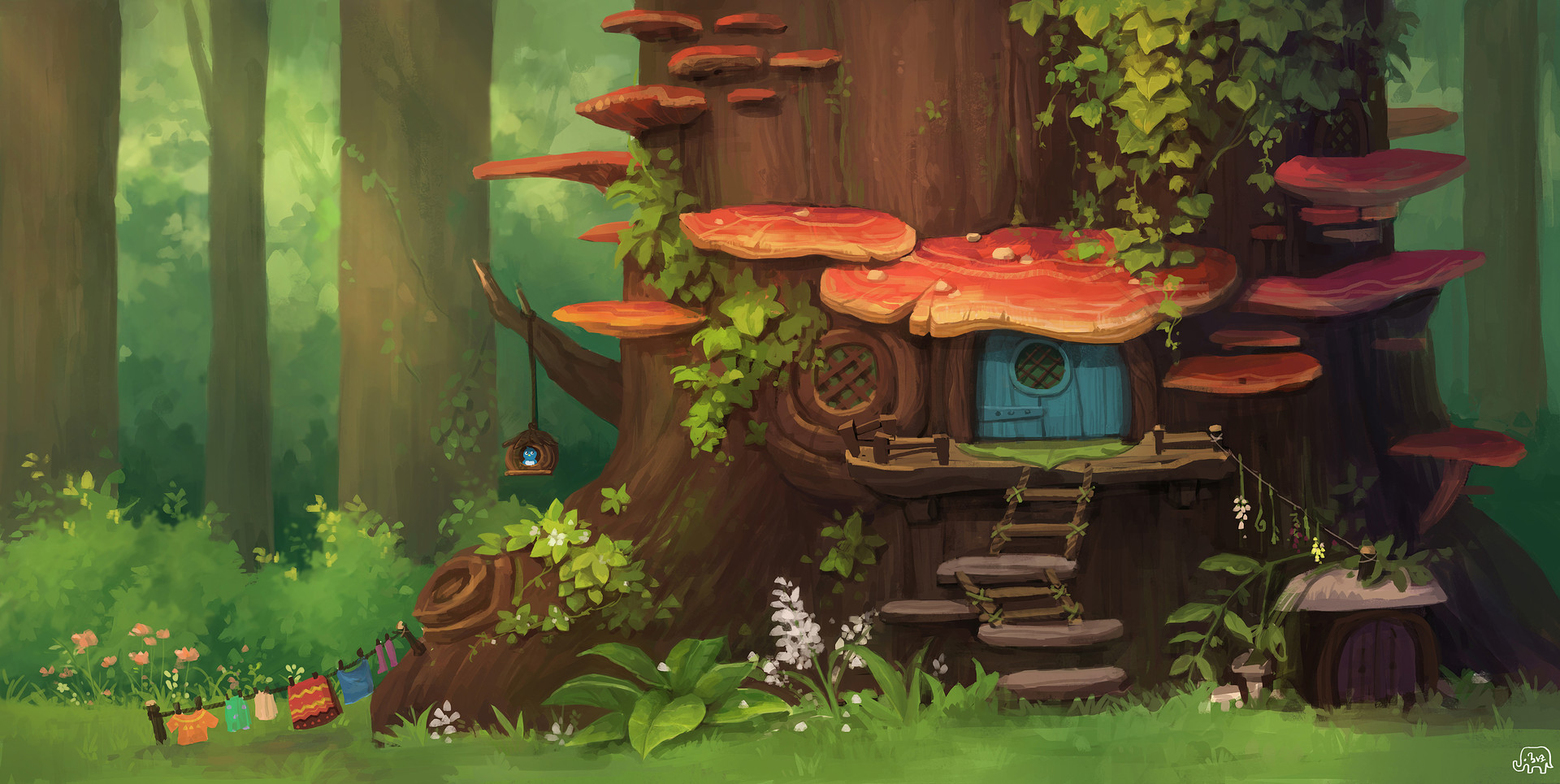 ArtStation - fairy house