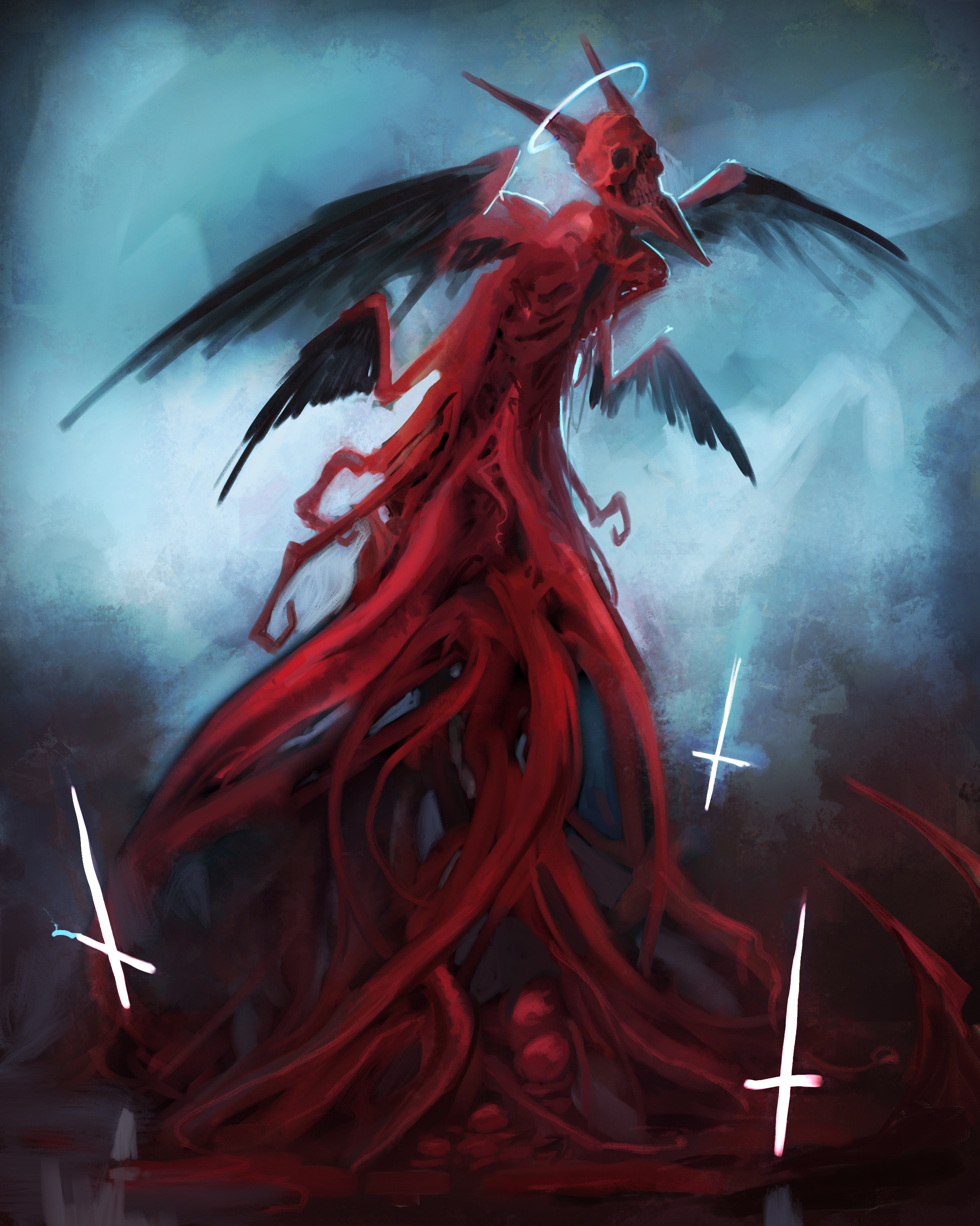 люцифер демон крипипаста. ариох демон. эйдзо геншин. аниме демон инкуб. асура гнев асуры берсерк.