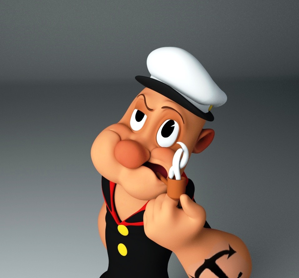 Artstation Popeye Ron Hanukaev