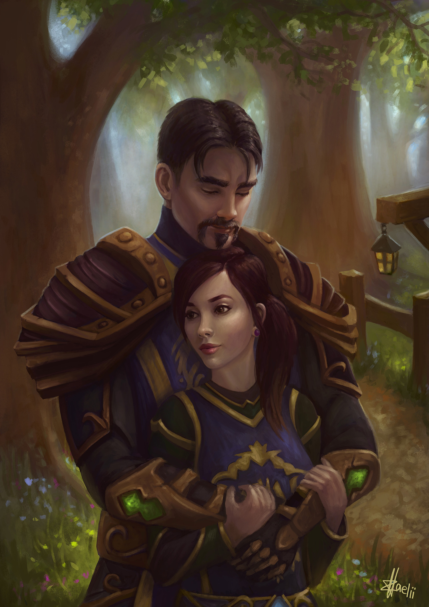 Портреты персонажей World of Warcraft от художника Zaelii