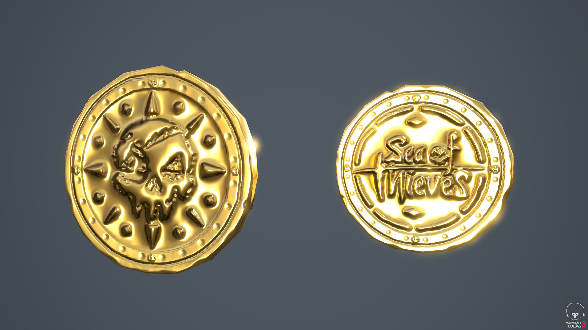 Artstation Pirate Doubloons Material Sea Of Thieves Fan Art