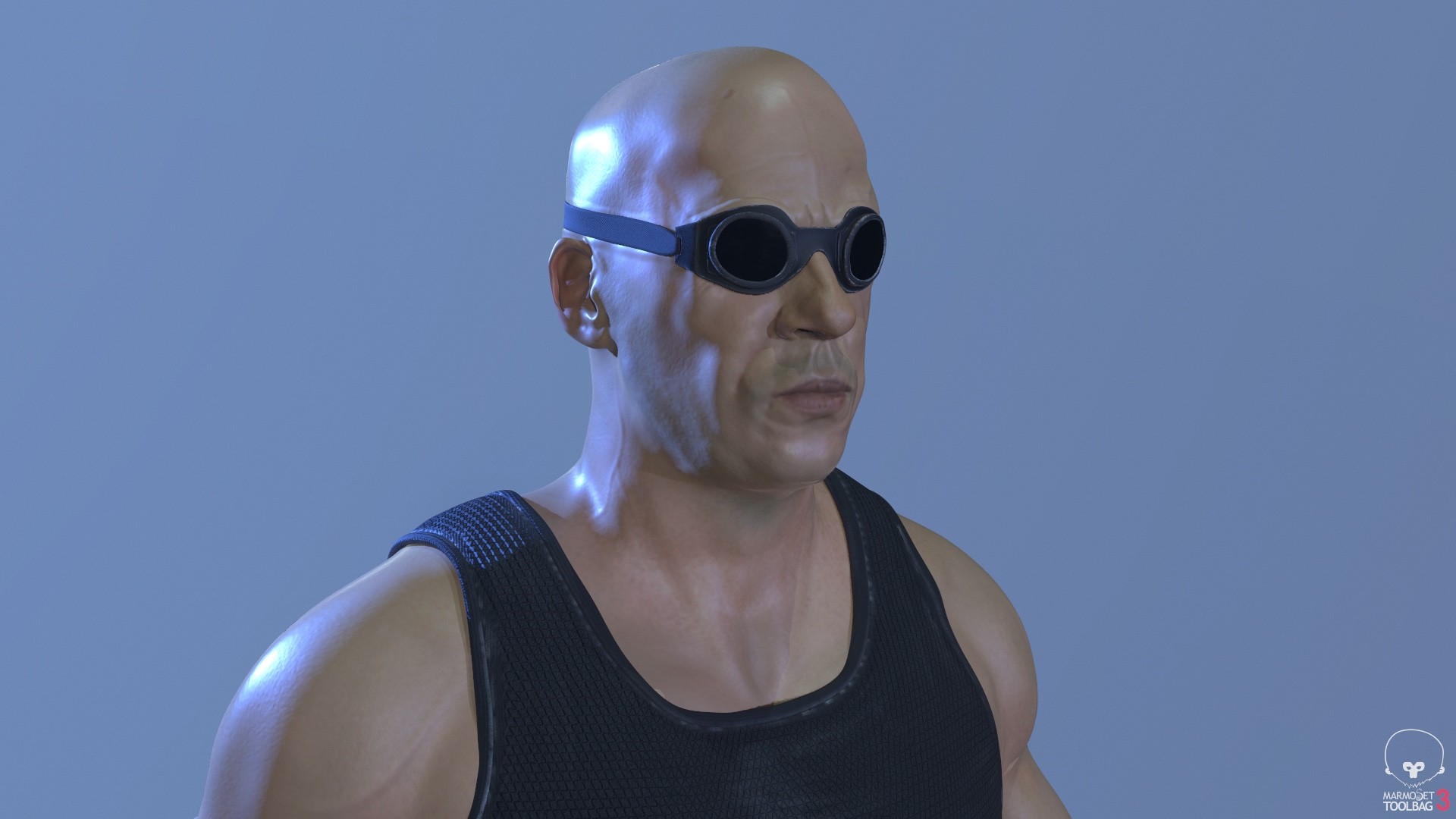 ArtStation - Vin Diesel as Riddick