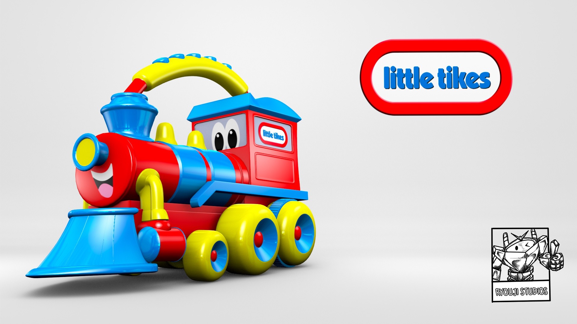 little tikes train ride on