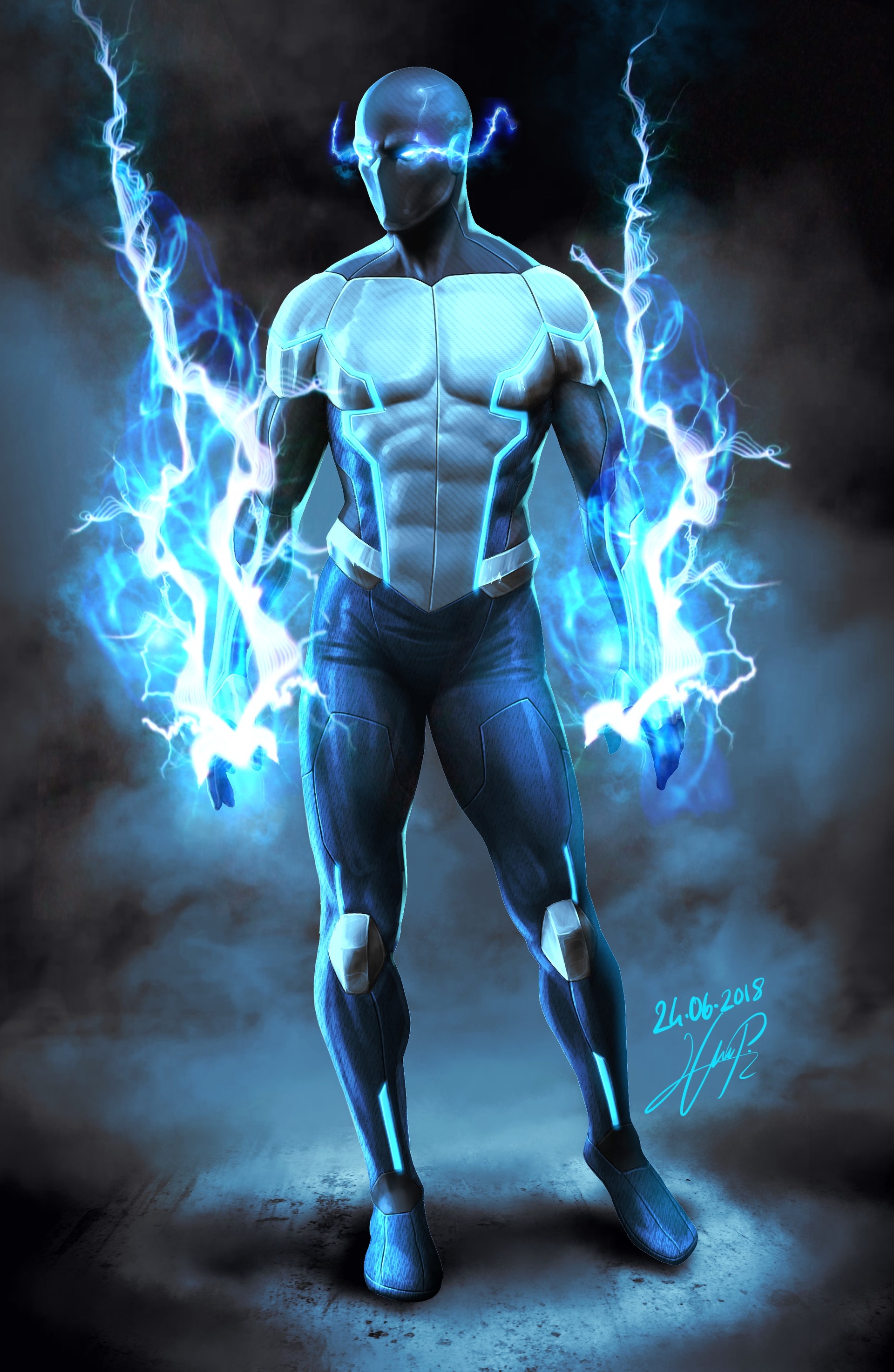 Artstation Superhero Character Design Hasan Huseyin Penekli