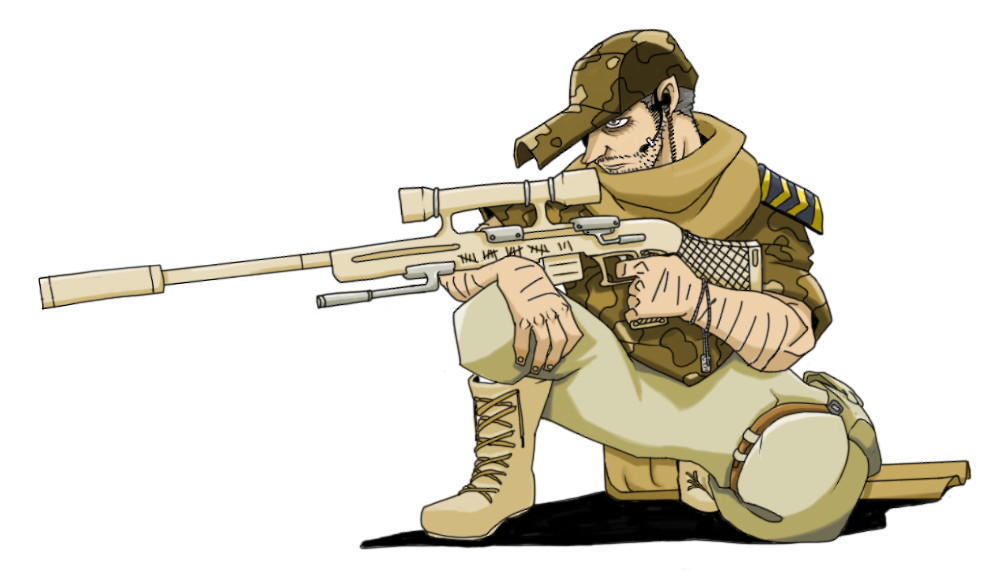 ArtStation - Desert storm Sniper ArtStation - Desert storm Sniper