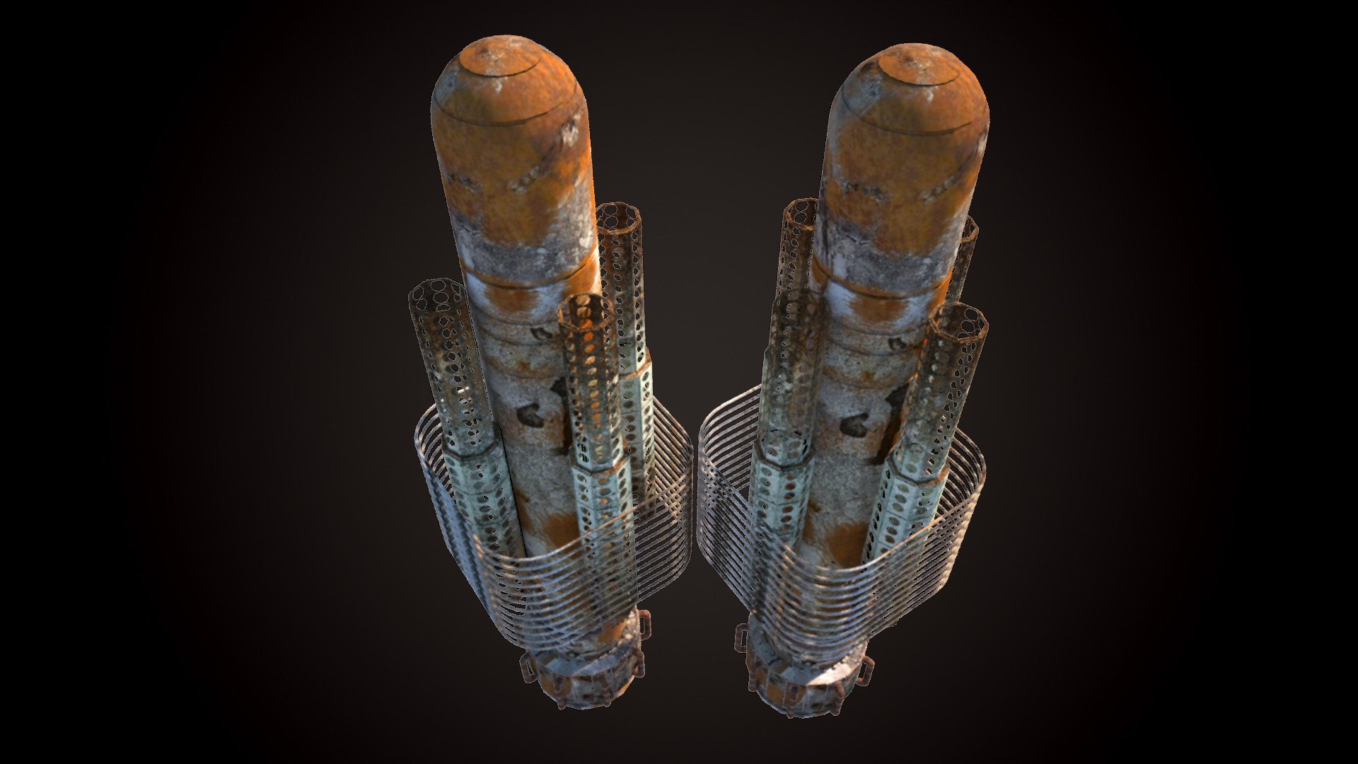 Rust rocket 3d model фото 5