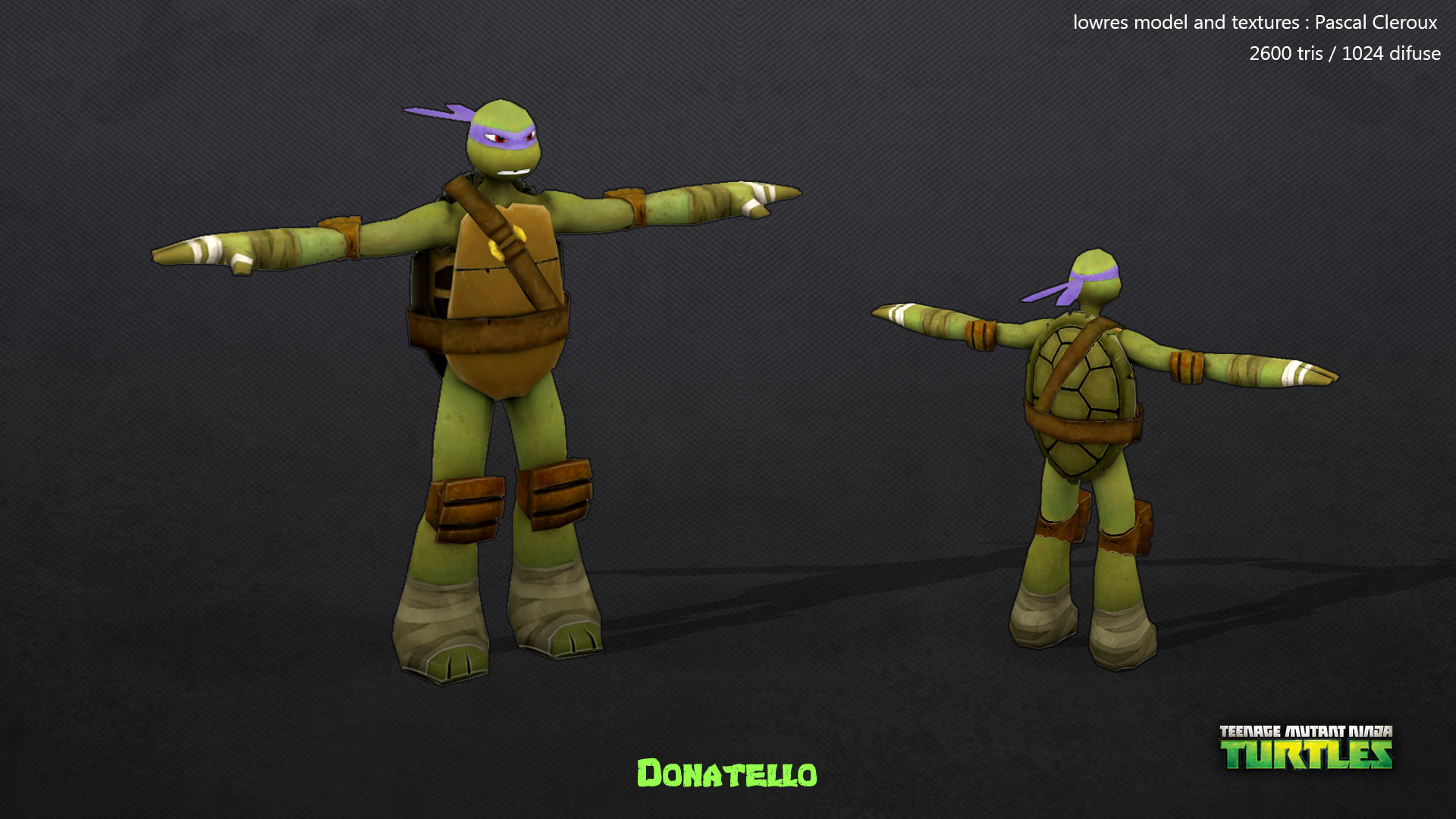 TMNT : DONATELLO : TEST FOOTAGE 