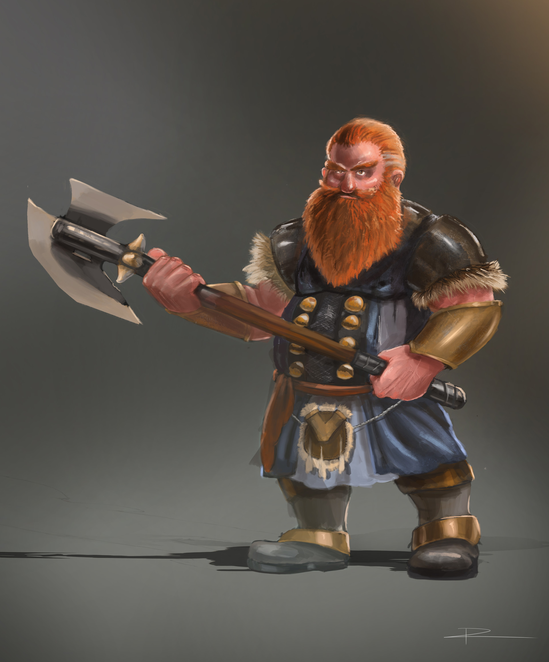 ArtStation - Gur, the Dwarf