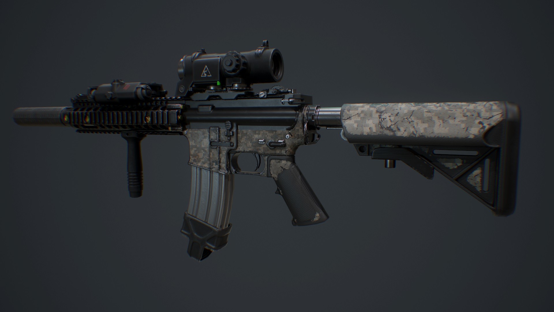 Nikolay Almazov | KolX - Texturing MK18 Custom Nikolay Almazov | KolX - Texturing MK18 Custom