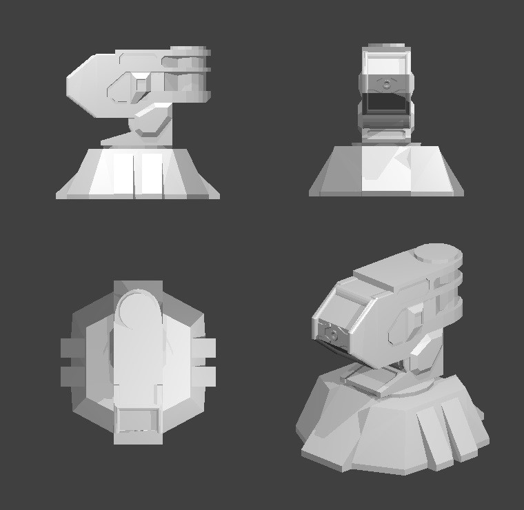 Artstation Turreted And Stationary Weapons Nolan Clark