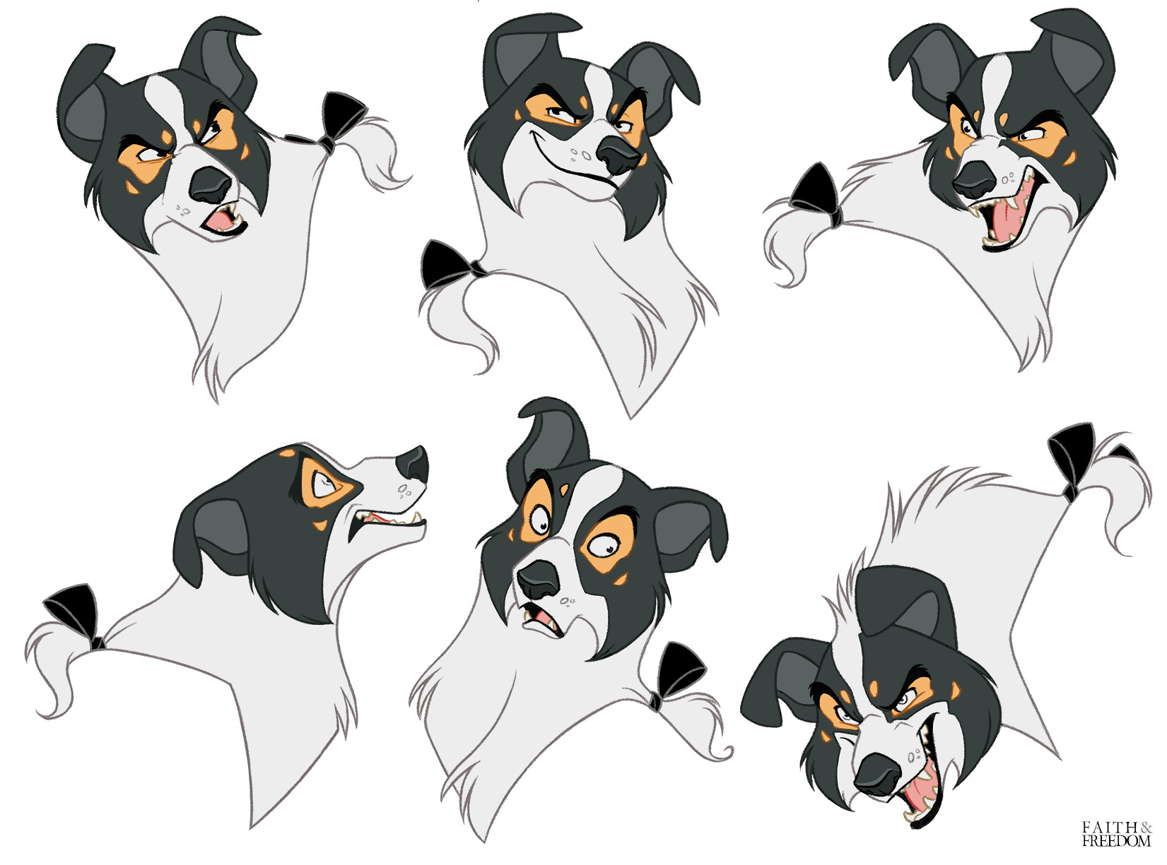 Artstation Duncan Expression Sheet Federica Patriarca