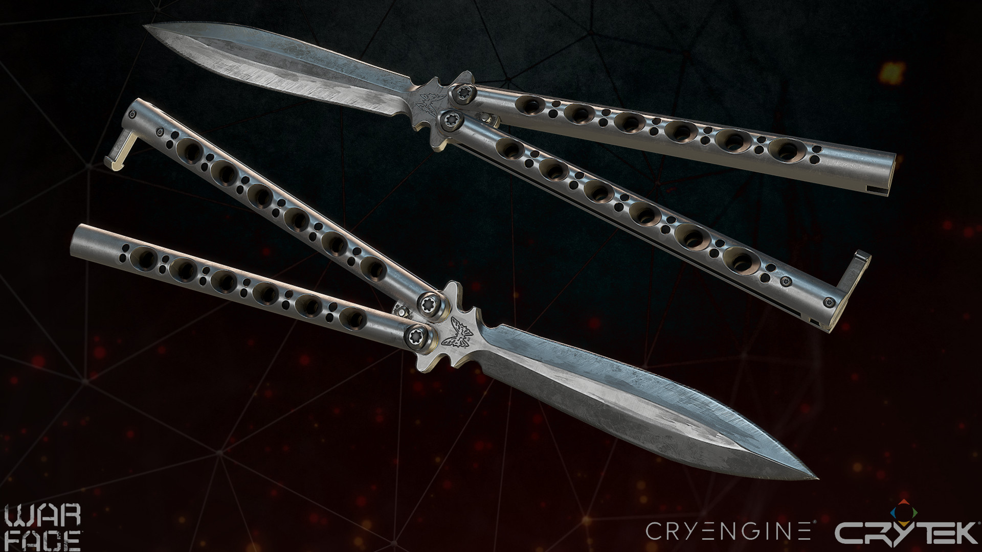 Artstation Butterfly Knife Warface Sviatoslav Chervatiuk