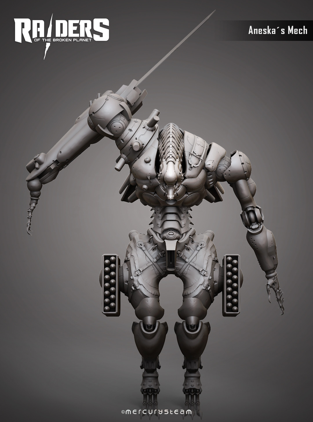 Artstation Aneska S Mech Javier Garcia