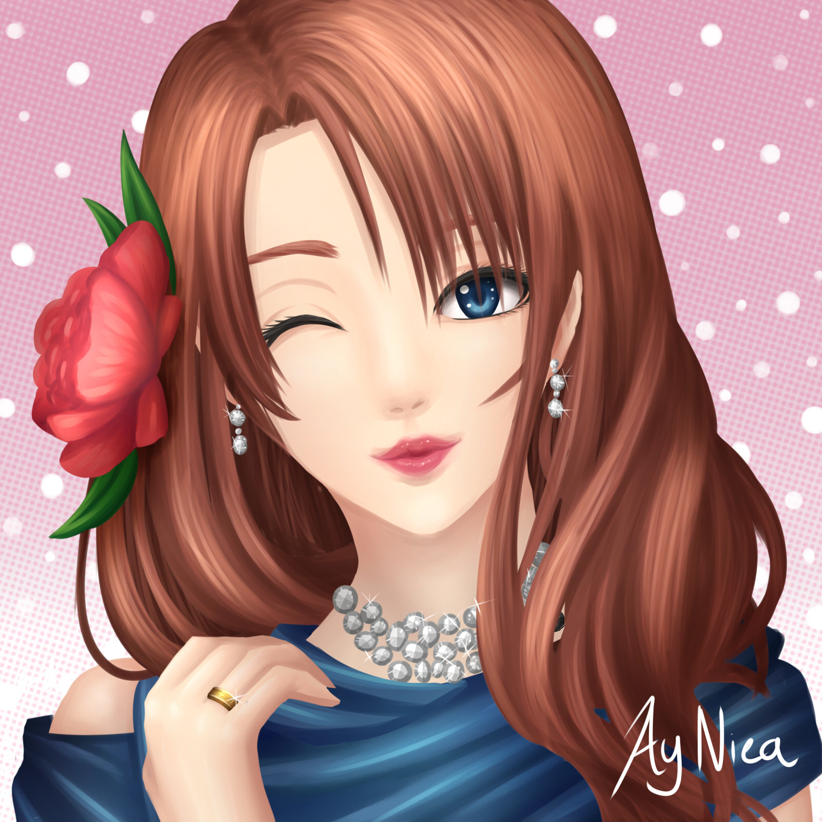 Artstation Semi Realism X Korean Style Commission Experimental Regina Elvina