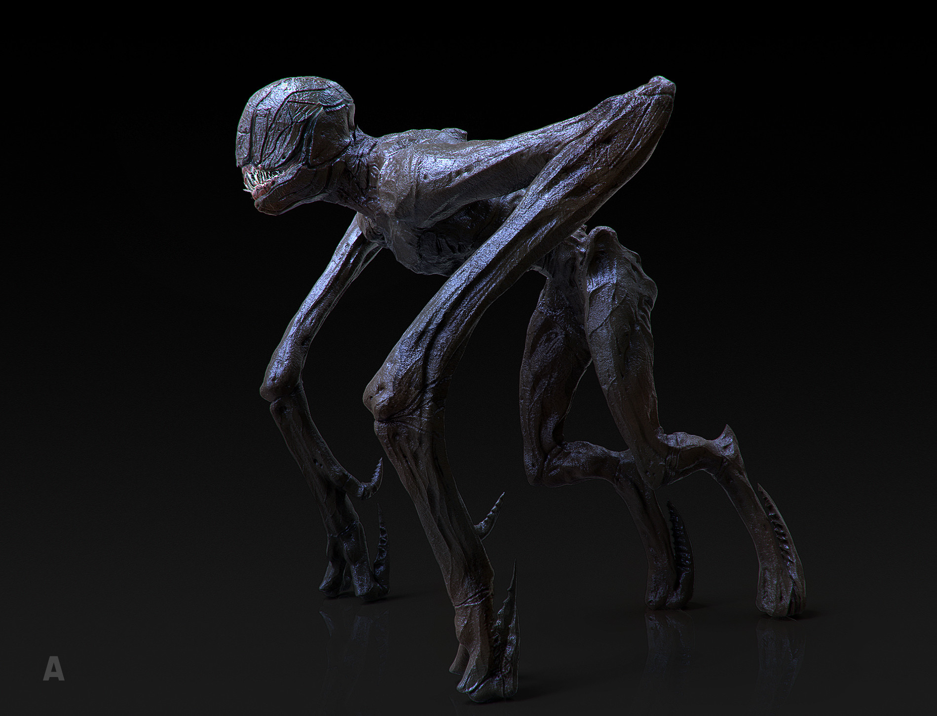 A Quiet Place: Part 2 - Alien - Buy Royalty Free 3D model by Zerindo  (@Zerindo) [5bda1a6]
