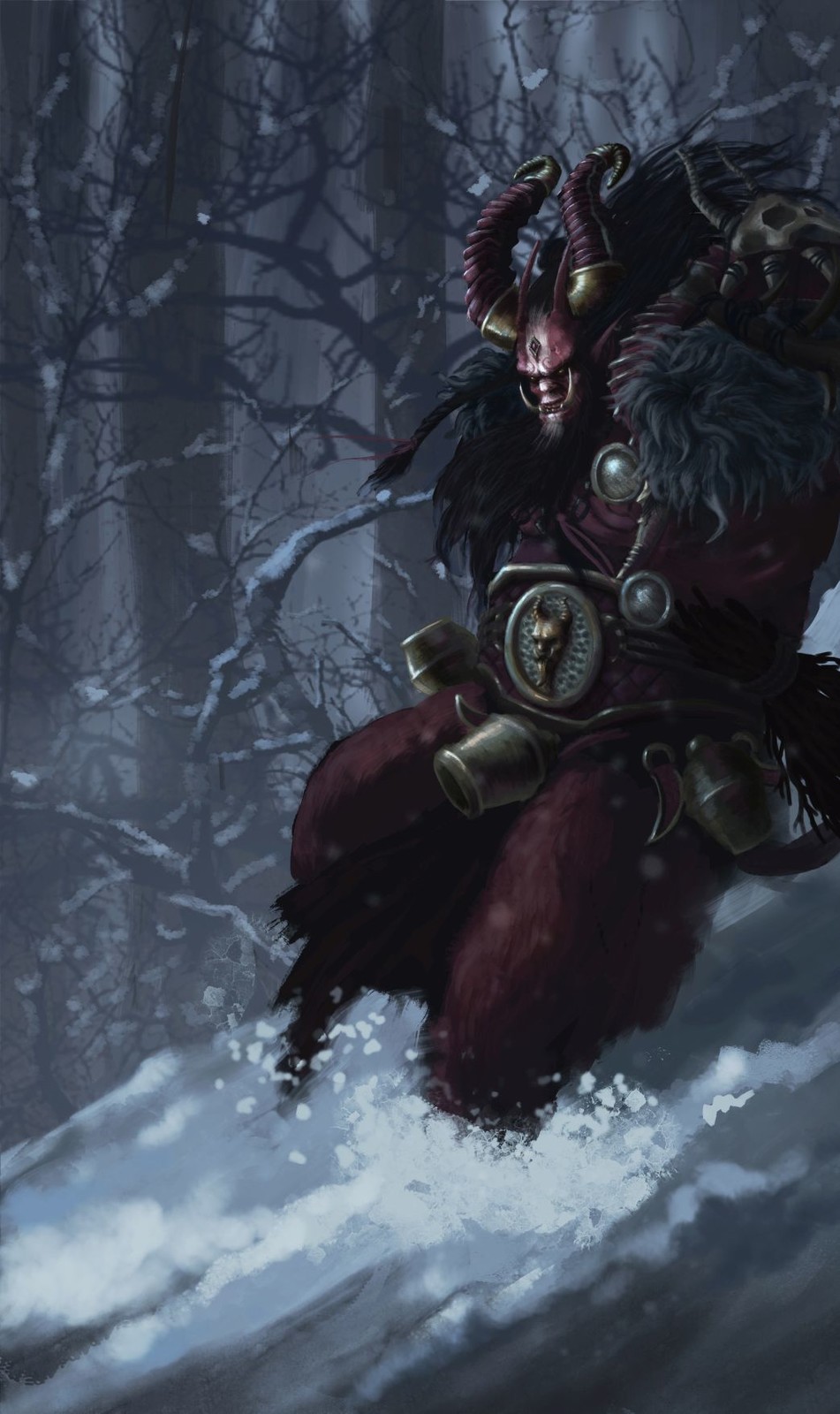 Morphing Mythologies: Krampus/Oni