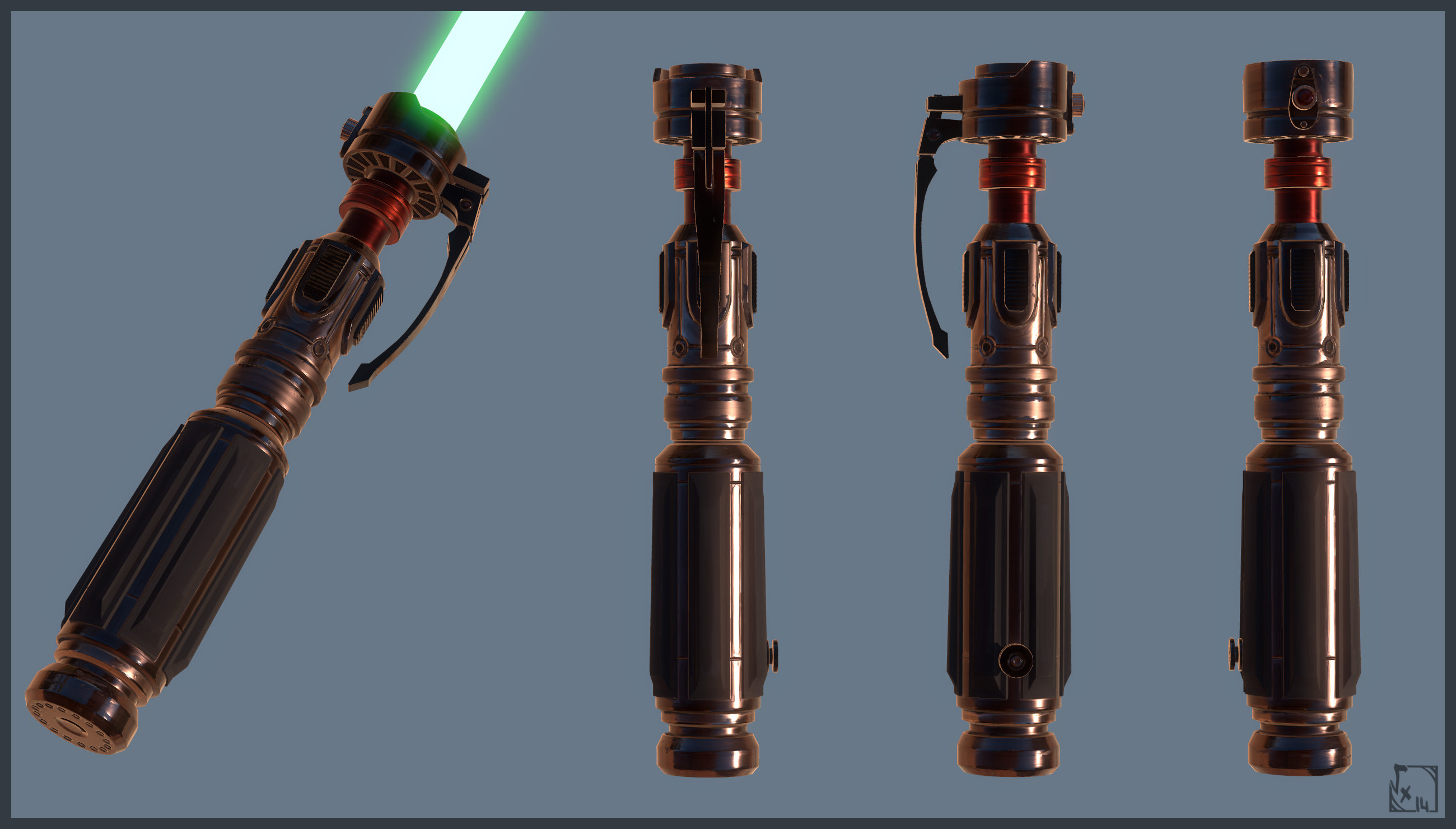 Mevenn's Lightsaber (OLD Hilt design)