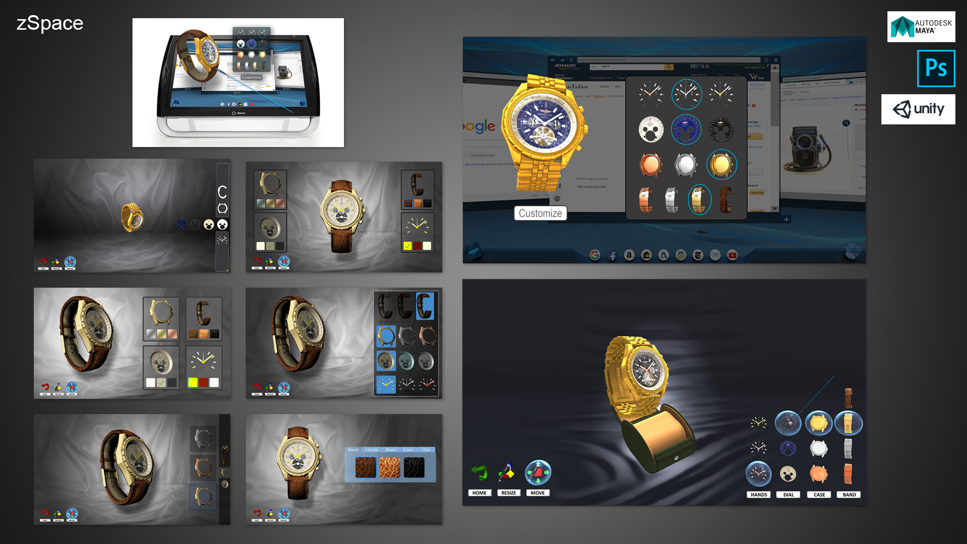 Artstation Stereo 3d Ui Design Bien Manuel