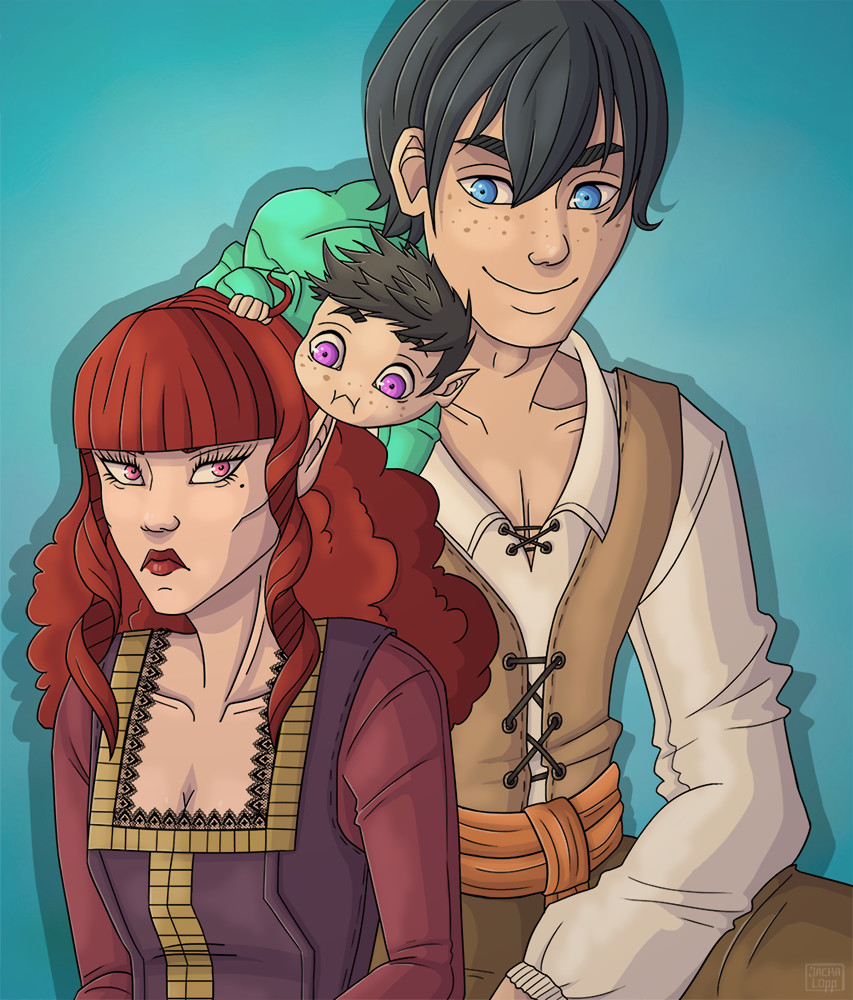 Artstation Attempt At A Family Portrait Dapper Draws,Drawer Or Drawee Difference