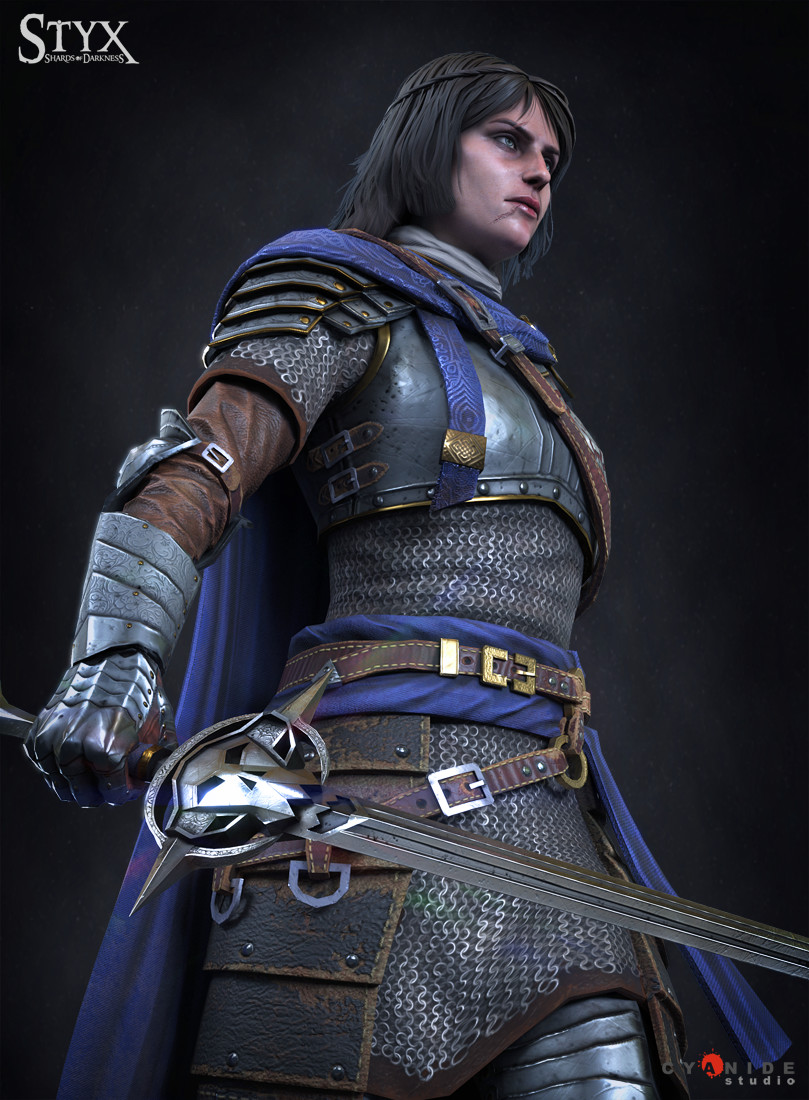 Artstation Styx Shards Of Darkness Captain Helledryn Jean Philippe Degosse