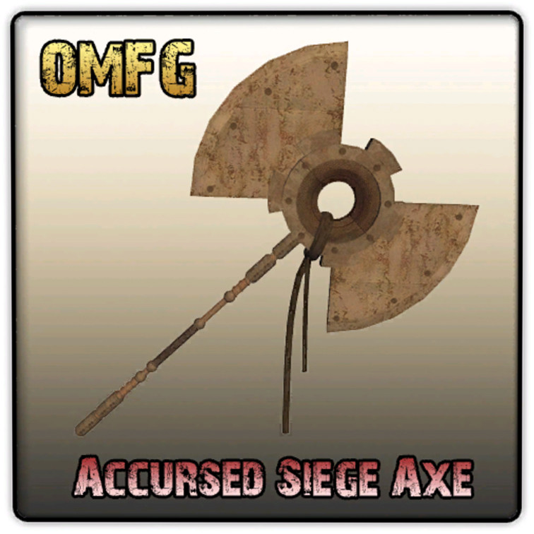ArtStation - Accursed Siege Axe