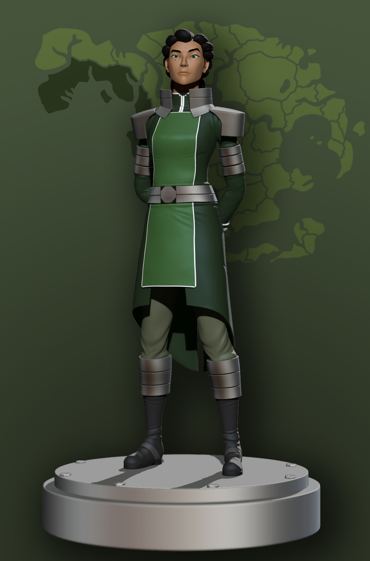 Alexandre Dureuil Kuvira The Great Uniter Sculpt Kuvira_the_protege artist/mainly drawing kuvira, but also other characters of tlok. alexandre dureuil kuvira the great