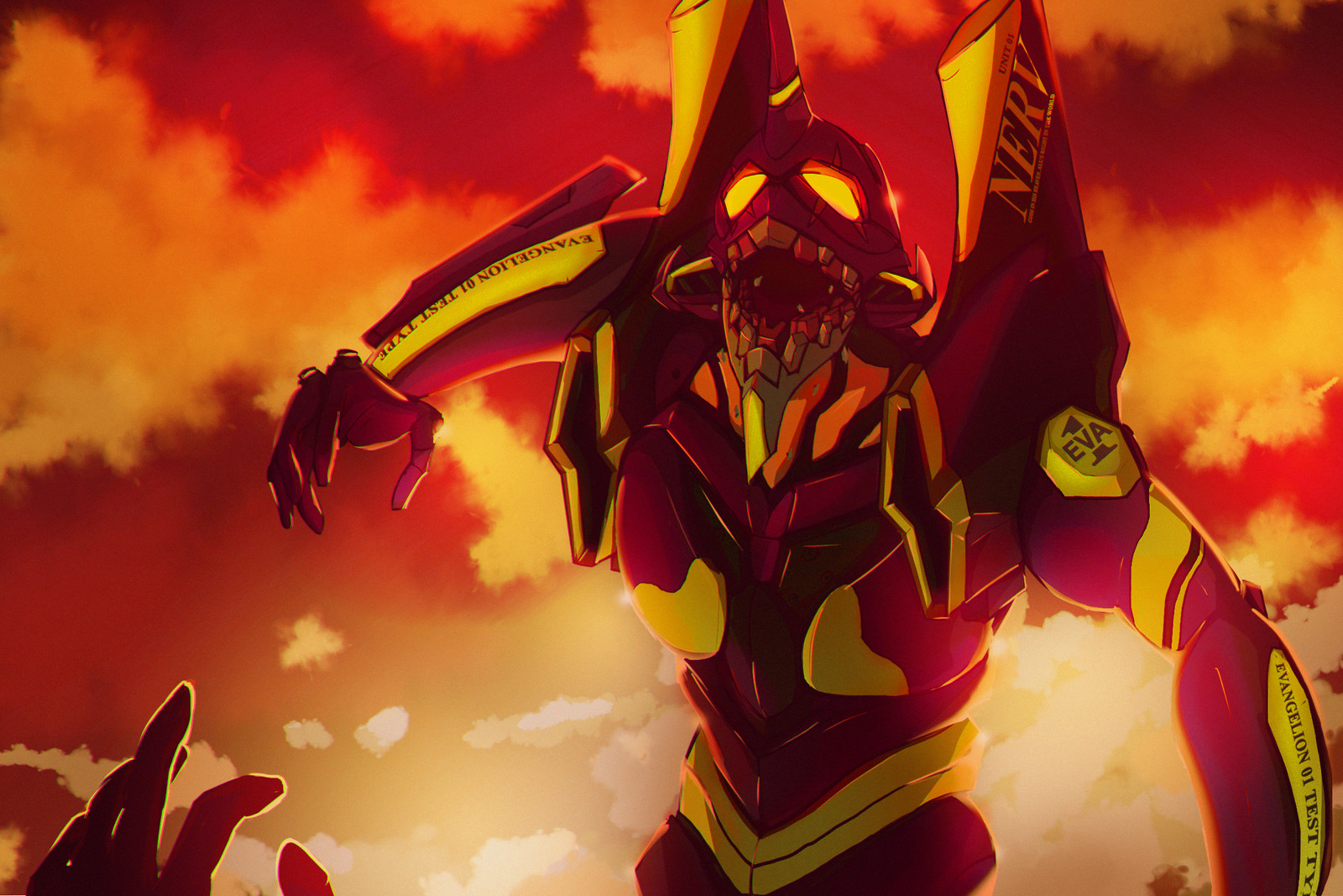 Artstation Evangelion Unit 01 Berserk Deadrain I modded this picture but i hope you like the picture. artstation