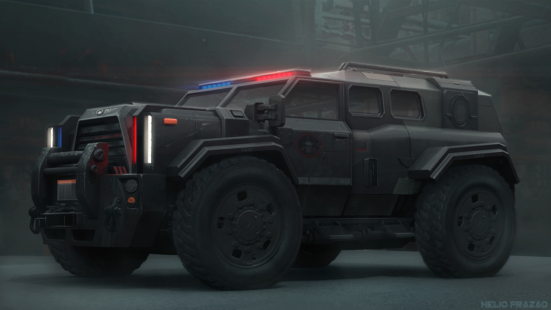 ArtStation - Armored truck