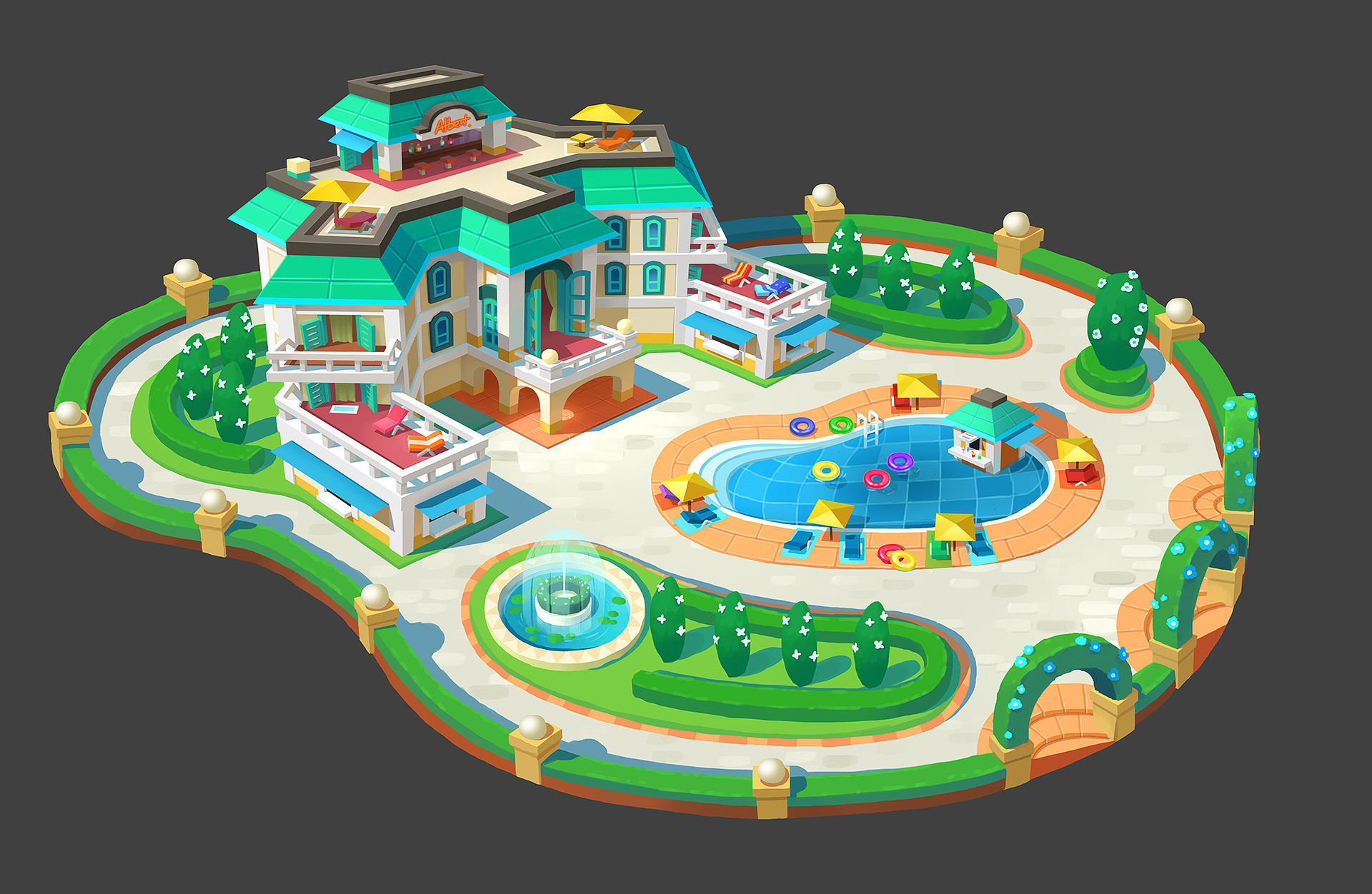 ArtStation - building game art -4