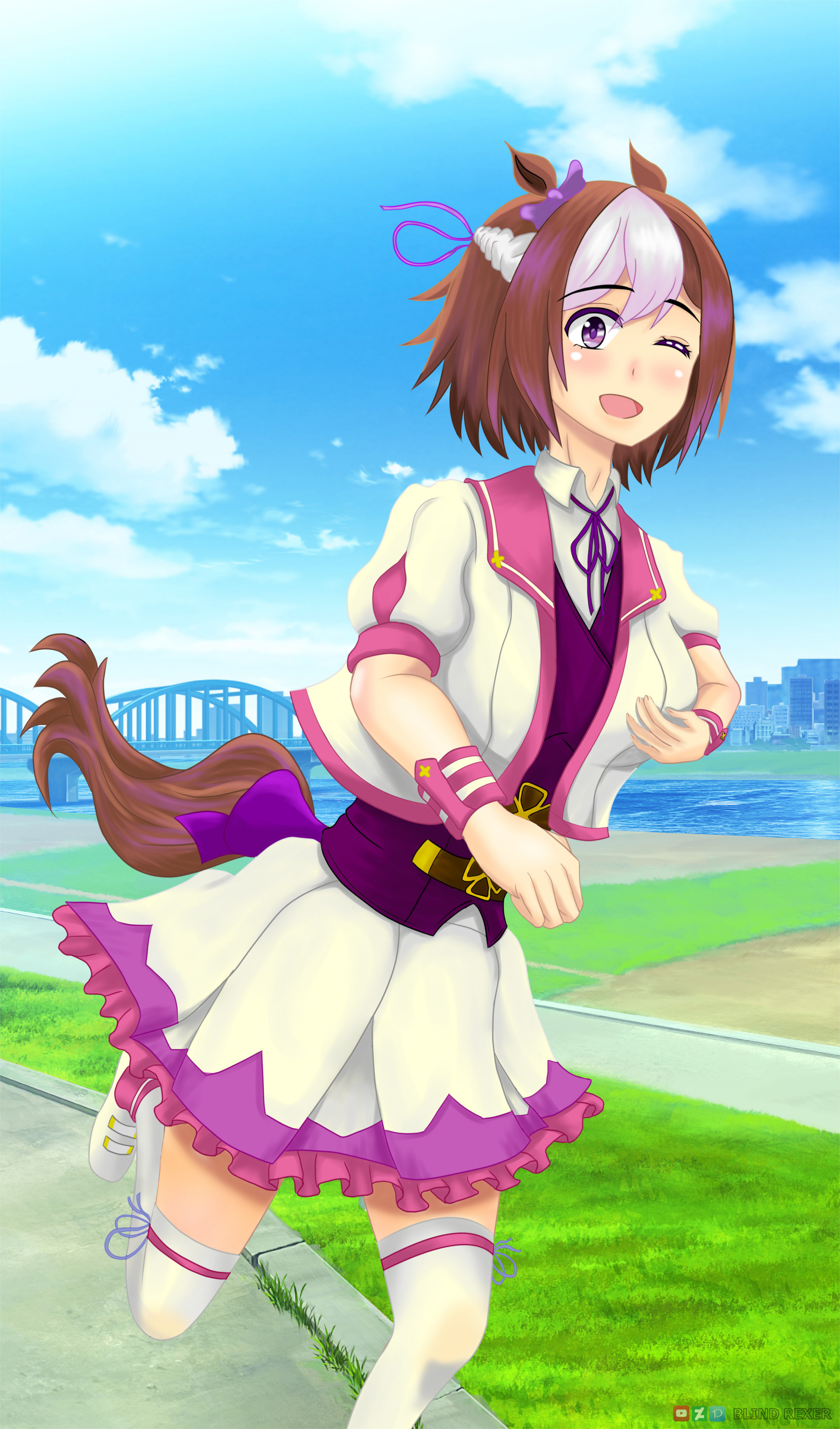 Wallpaper Artstation Special Week From Uma Musume Pretty Derby Moemaomao Desktop Wallpaper