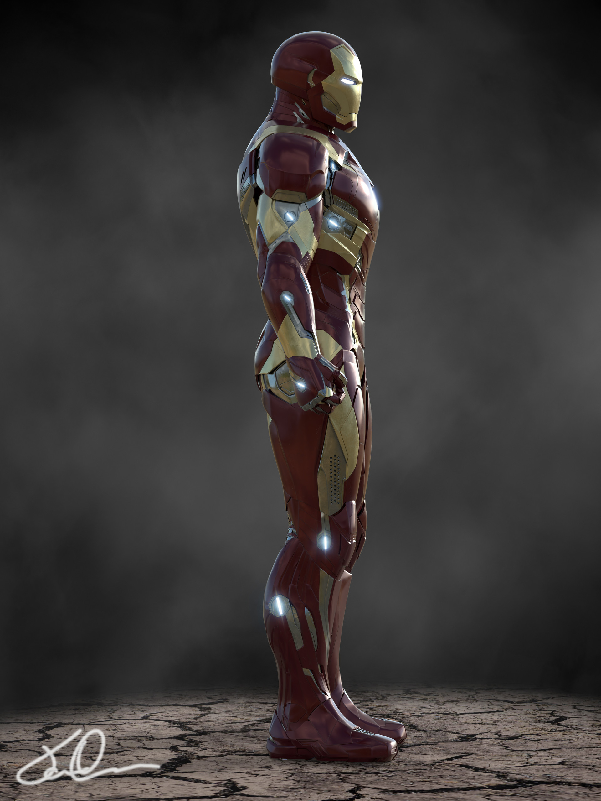 Iron Man Mark 46 - Captain America: Civil War Minecraft Skin