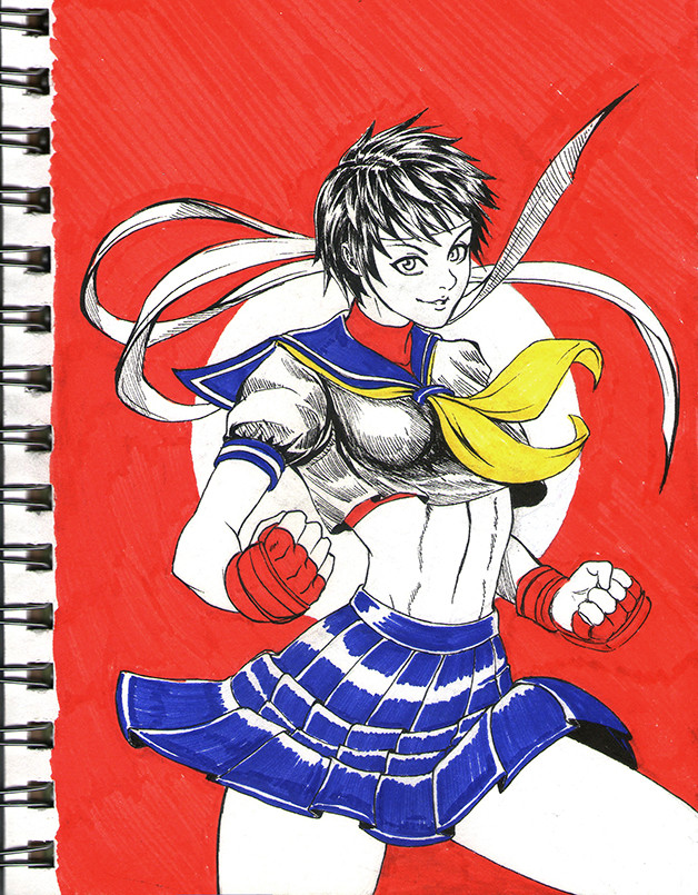 Zet.92 - Sakura Kasugano (Paintover)