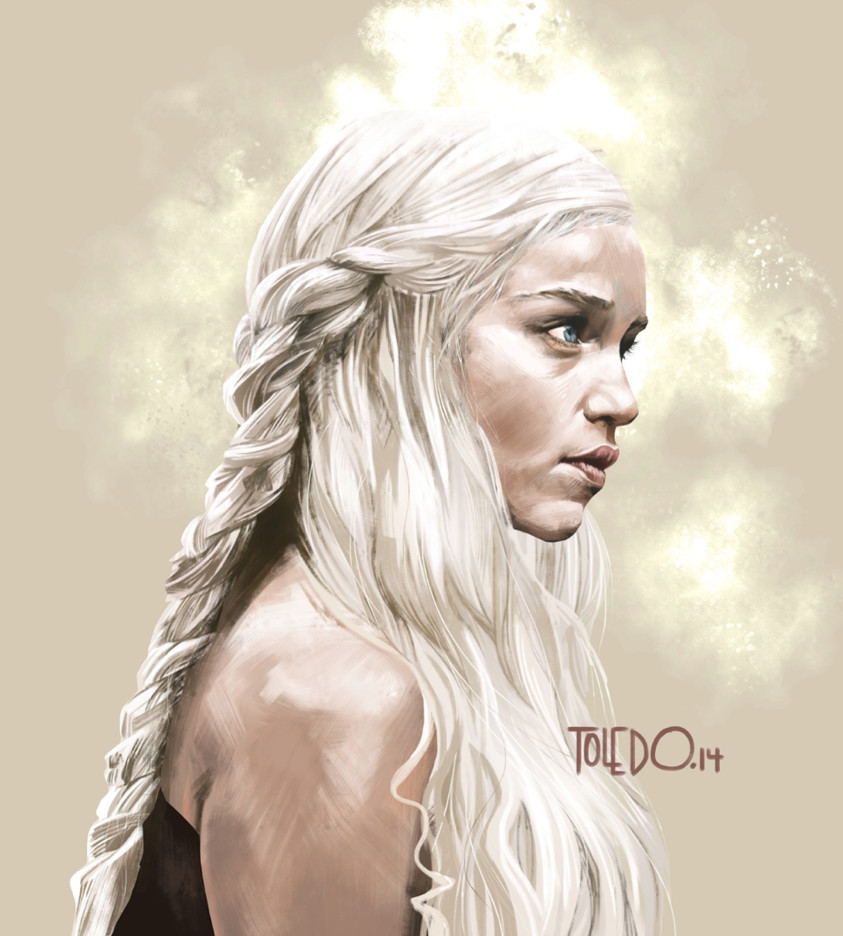 artstation khaleesi fabian toledo
