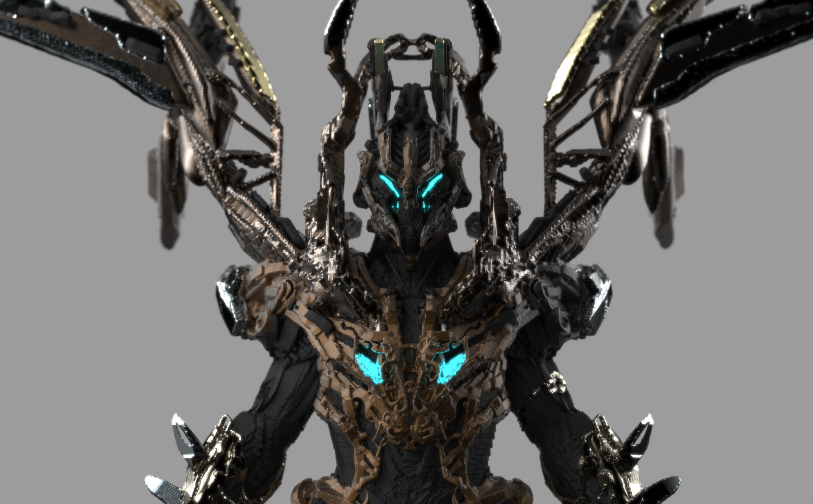 Mech Greek Warrior 3D Coat concept