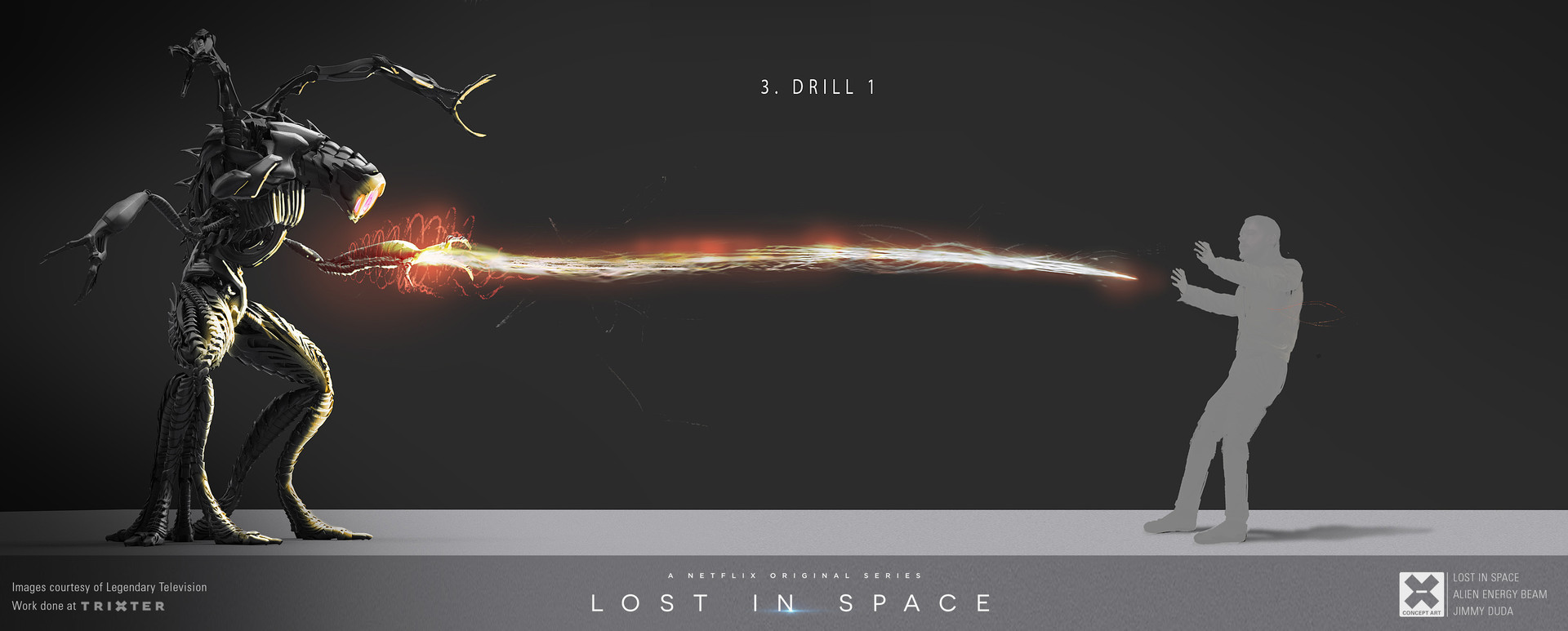 Artstation Lost In Space Alien Enregy Beam Concept Art