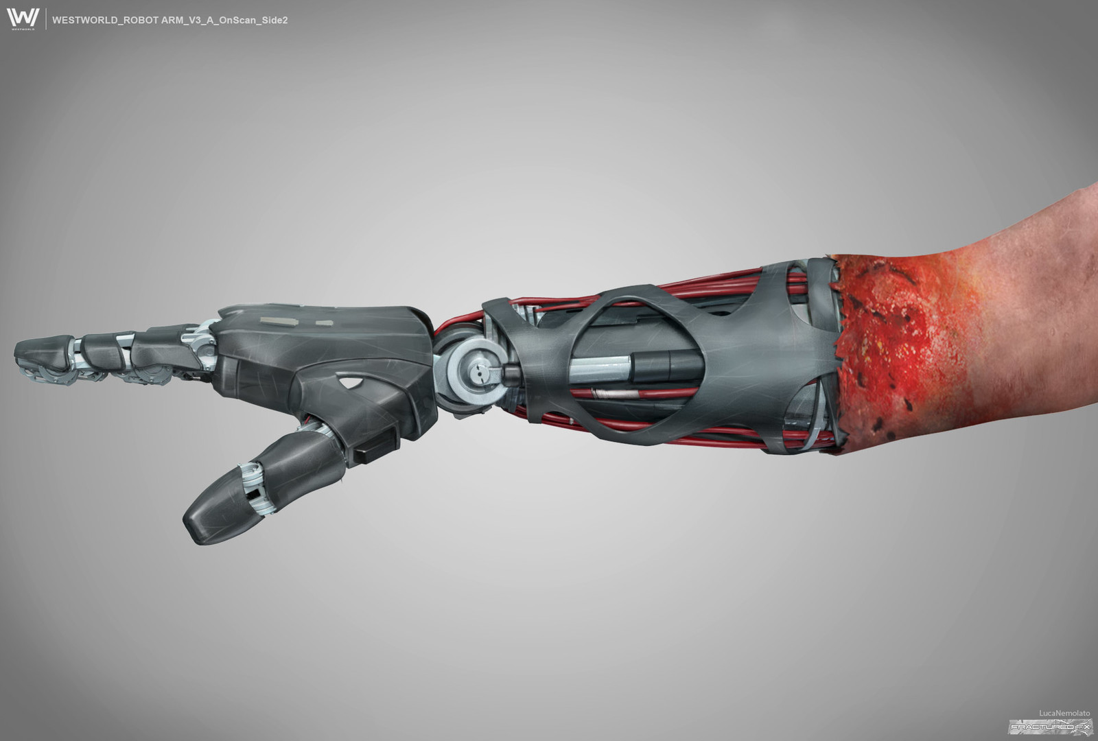 Westworld s.2 - Armistice Robotic Arm concept art.