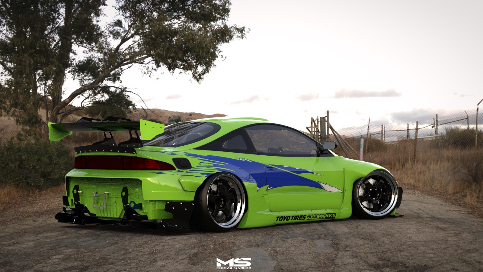 Mitsubishi eclipse форсаж 2