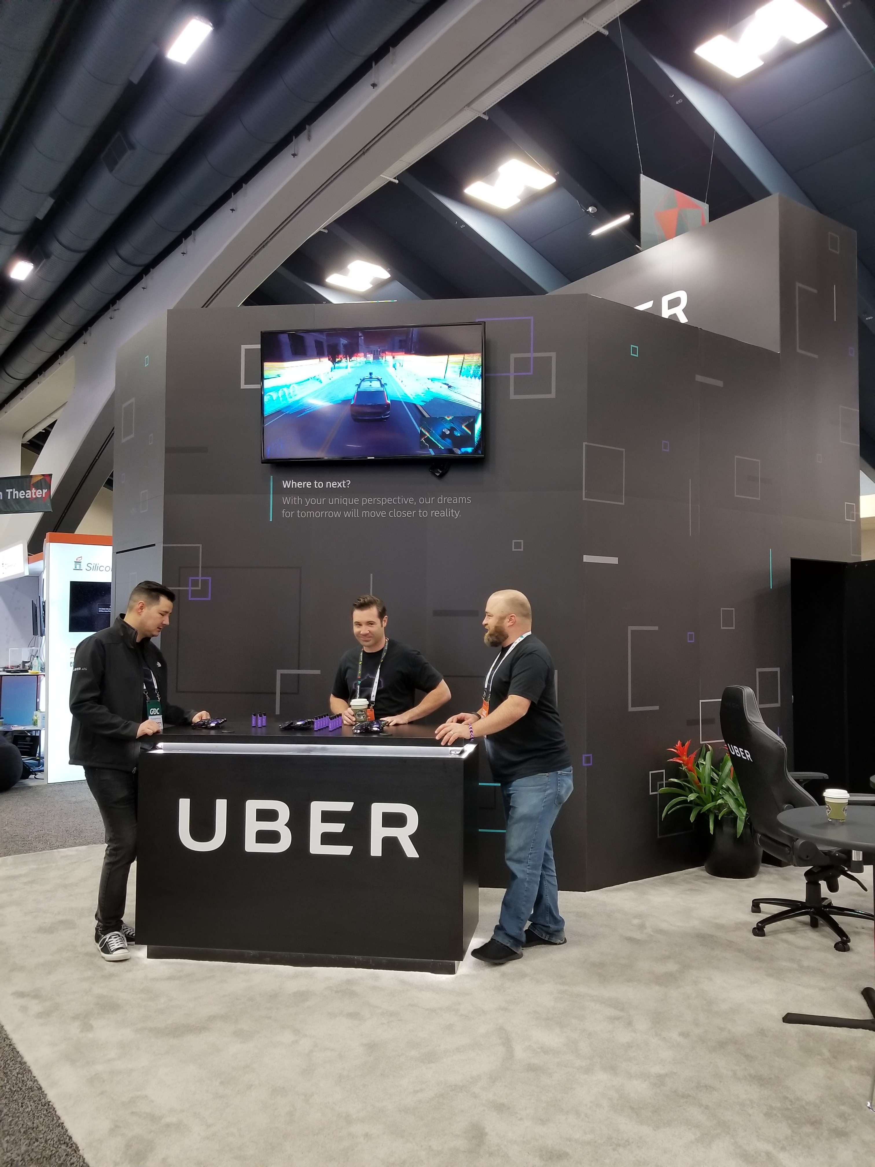 Uber's GDC booth
