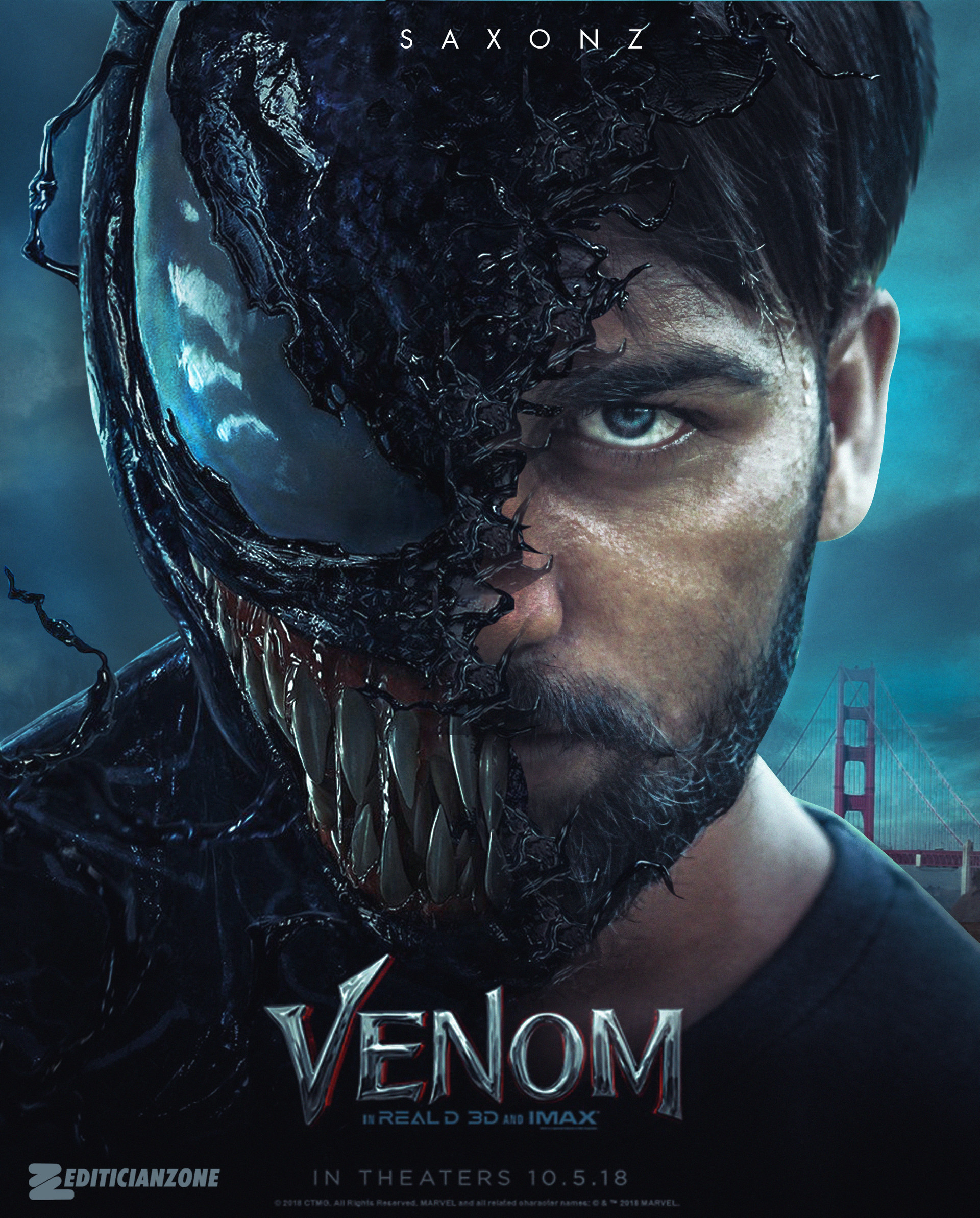 ArtStation - Venom Movies Poster, Editician Zone