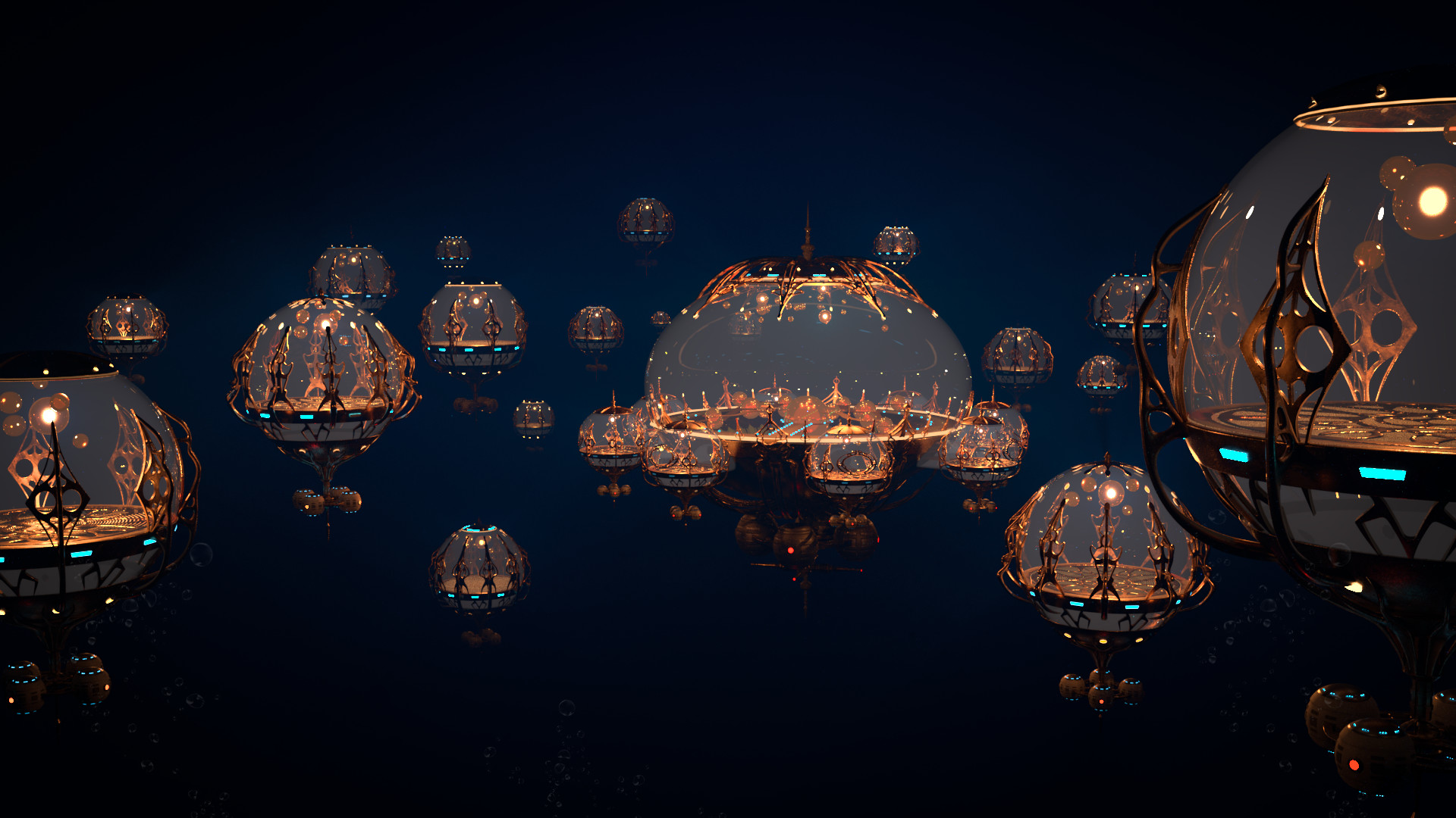 ArtStation Otoh Gunga an Underwater City (from Star Wars)