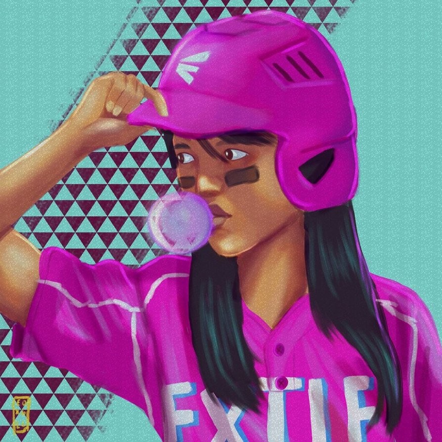 ArtStation Softball Player   Dyshon Hemmingway Softball Player By Exile 062 Dcggwmj 