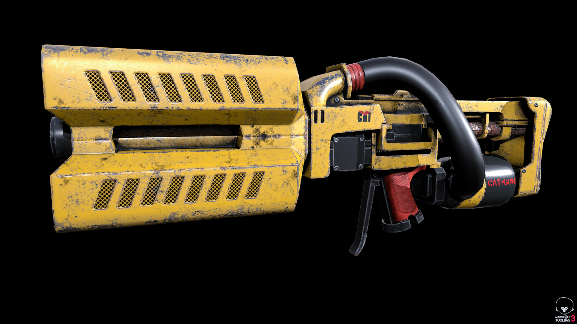 Artstation Cat Gun Evgeniy Dmitriev