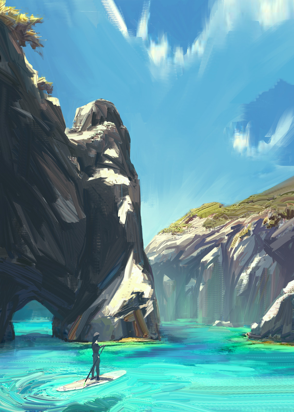 Paddleboard_Rocks