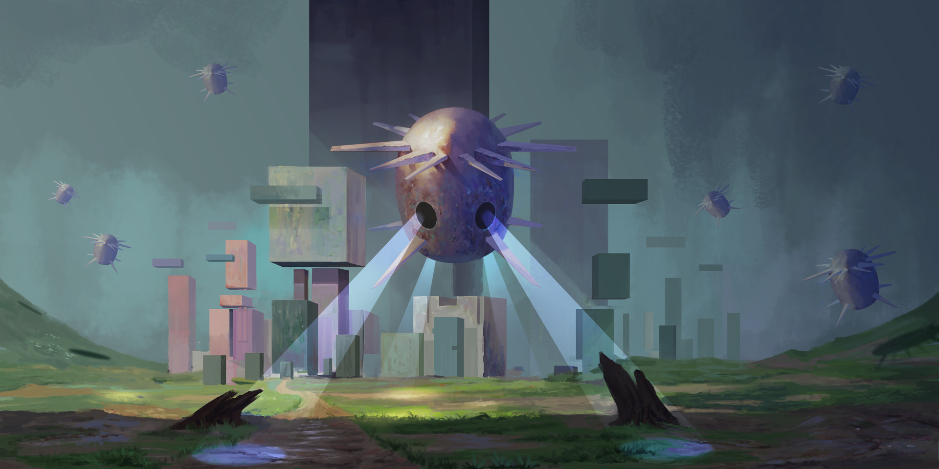 ArtStation 外星科技?入侵?