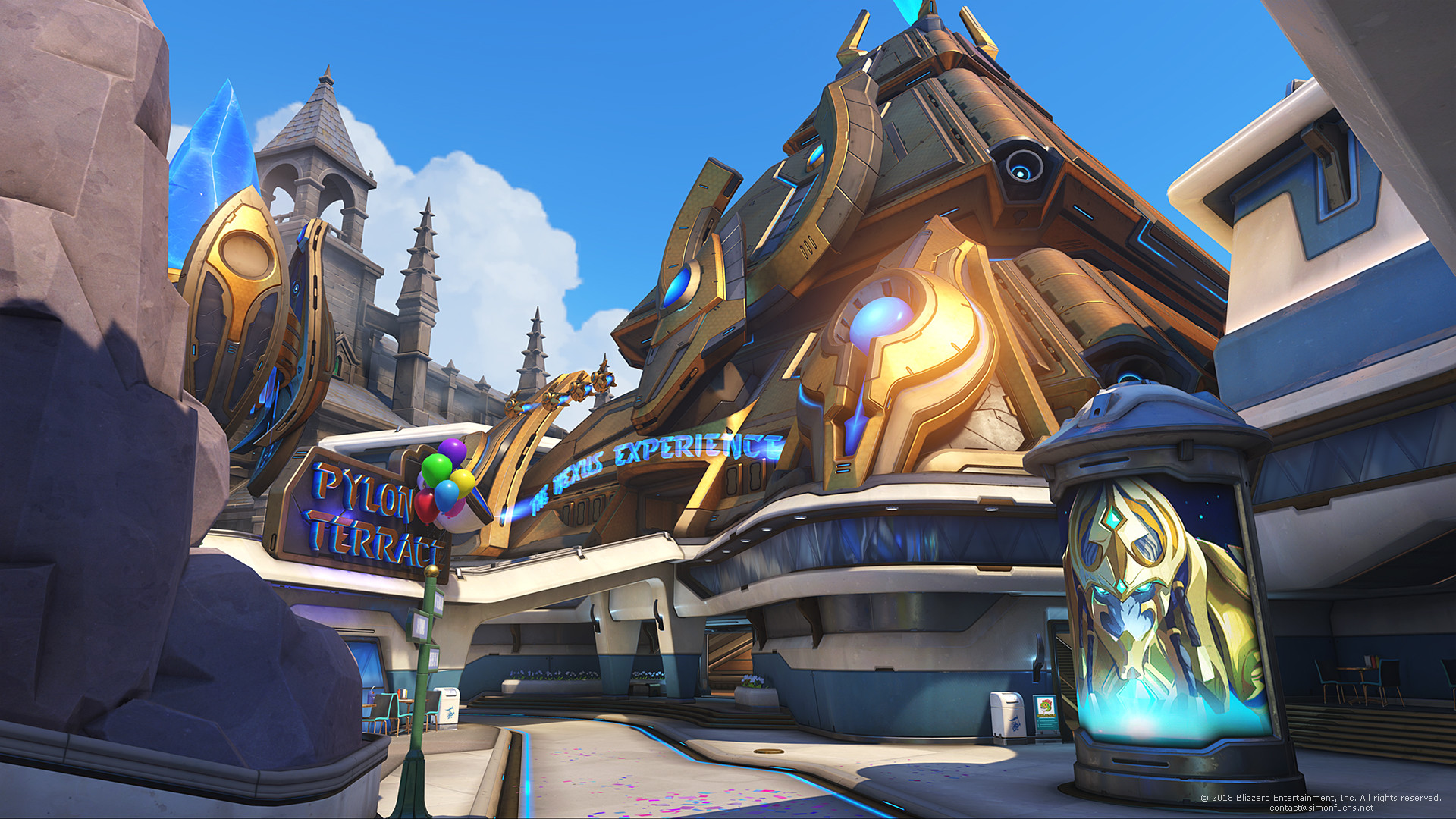 Artstation Overwatch Blizzard World Simon Fuchs