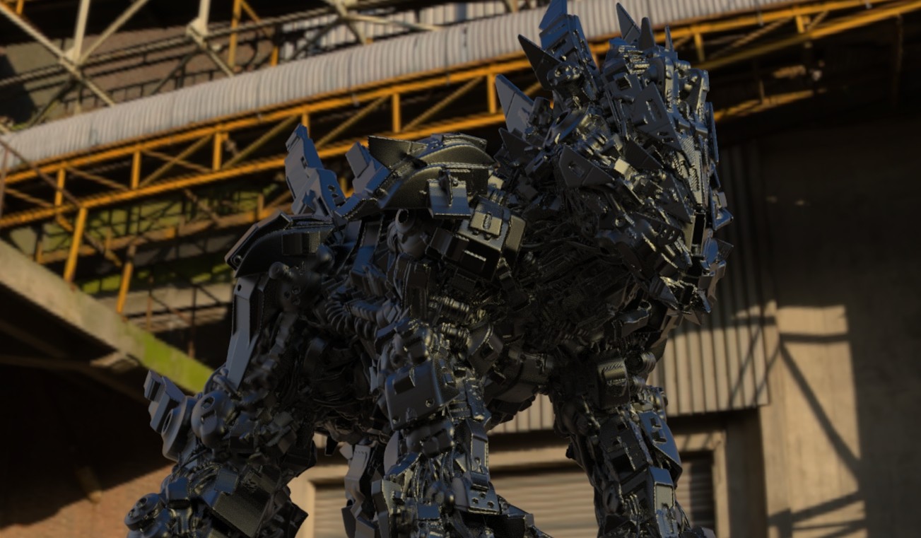 Manthos Lappas - VR/ 3D Oculus Medium/ Oculus Rift -Mech Concept Design