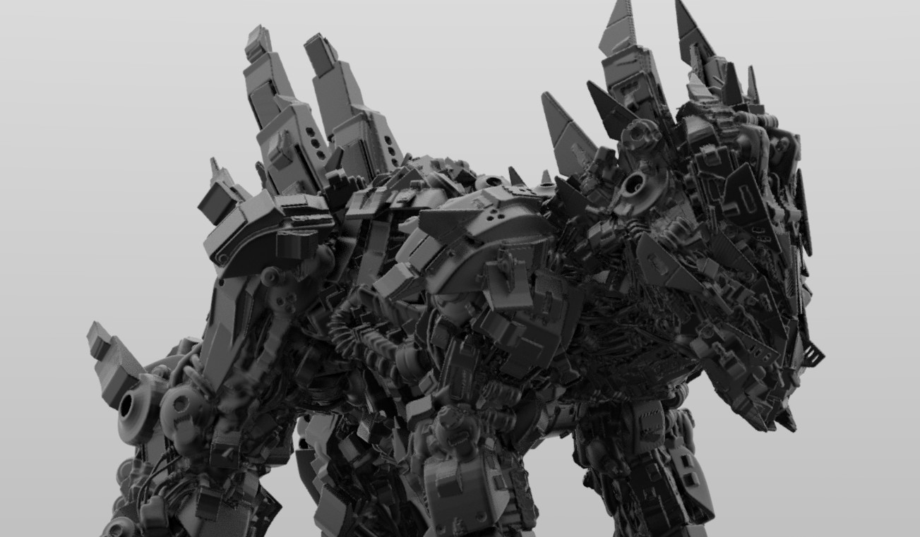 Manthos Lappas - VR/ 3D Oculus Medium/ Oculus Rift -Mech Concept Design