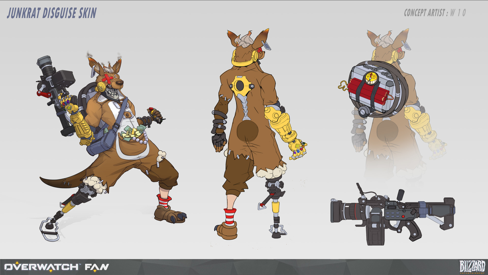 Artstation Junkrat Disguise Skin Wang 10 3000 x 3000 png 2744 кб. junkrat disguise skin wang 10