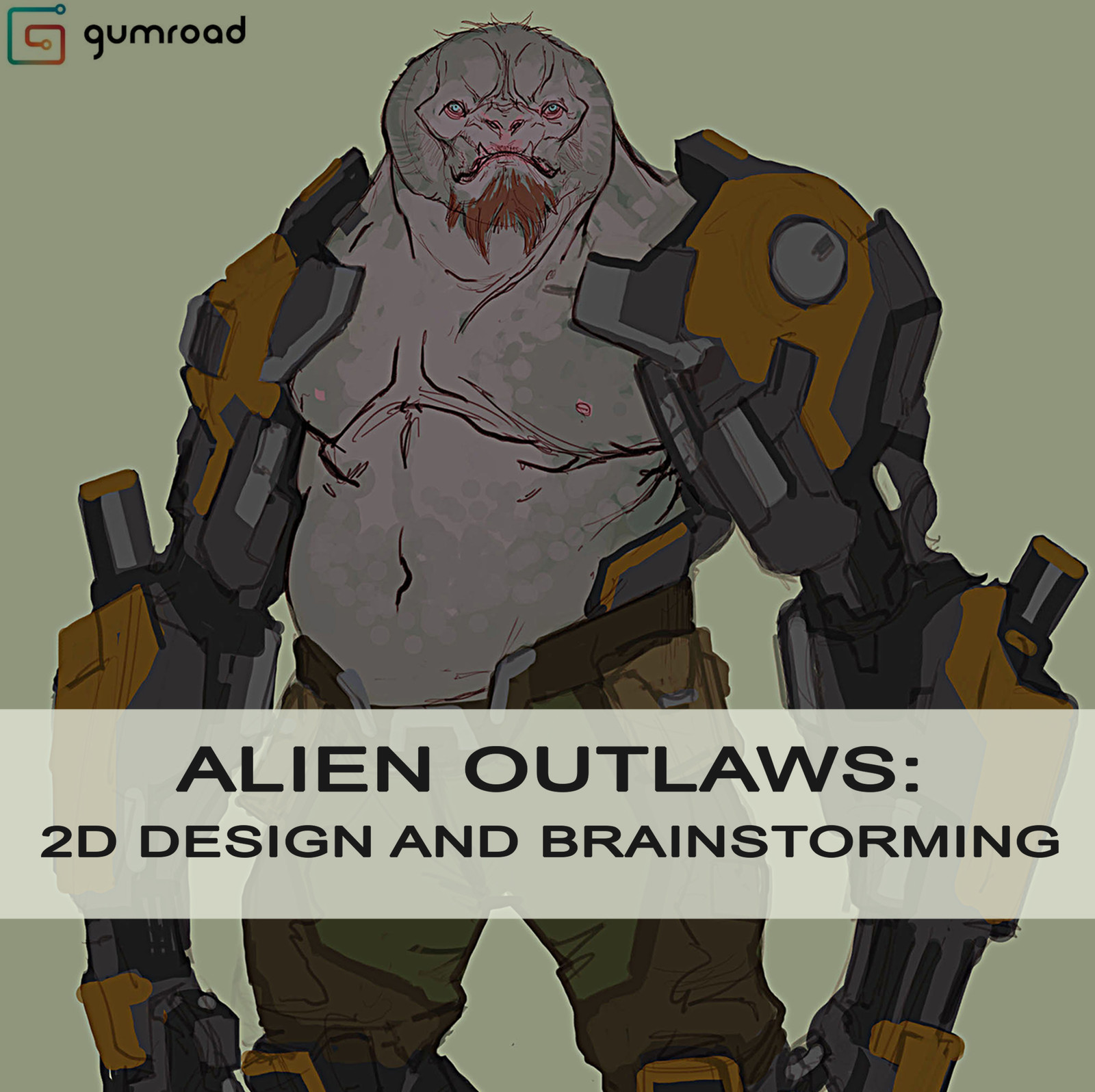 ALIEN OUTLAWS: Design and Brainstorming GUMROAD TUTORIAL