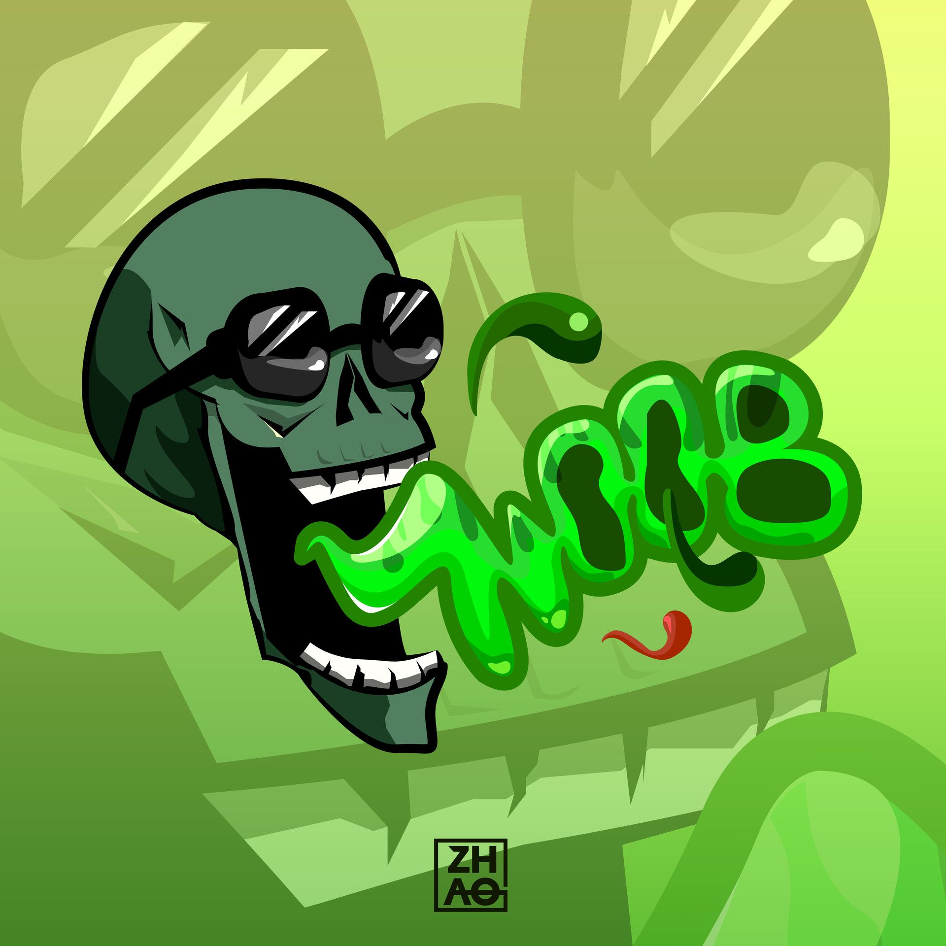 Artstation Noob Esport Logo Design Ponlasit Zhao